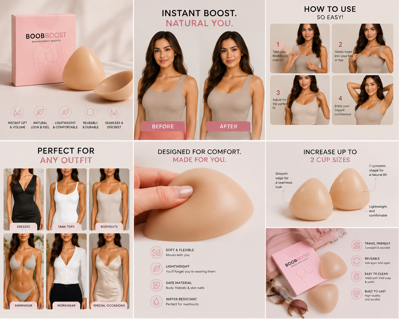 BoobBoost™ Ultra Boost Inserts